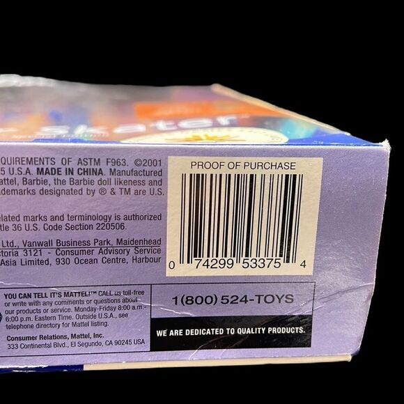 Barbie Doll Star Skater Special Edition Olympic Winter Games 2002 Vintage - Picture 11 of 13